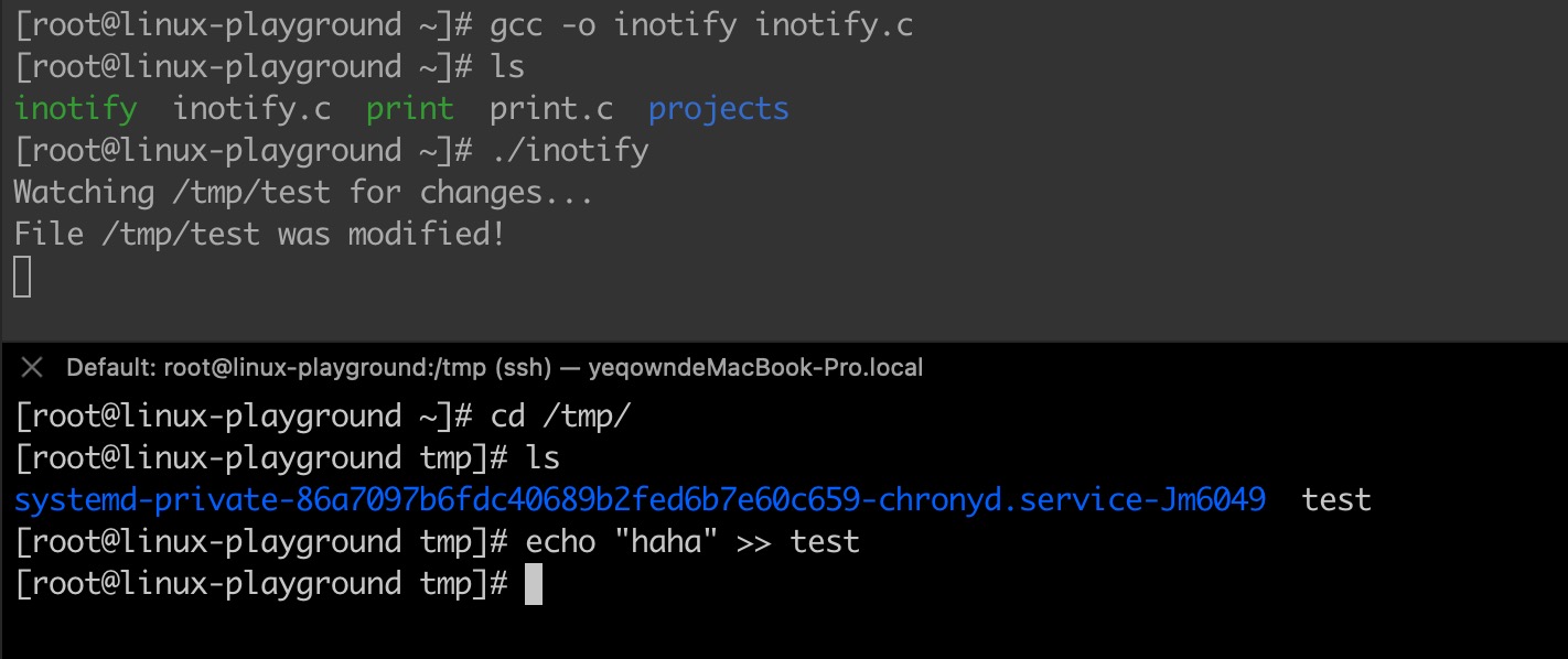 fsnotify原理探究：inotify c demo