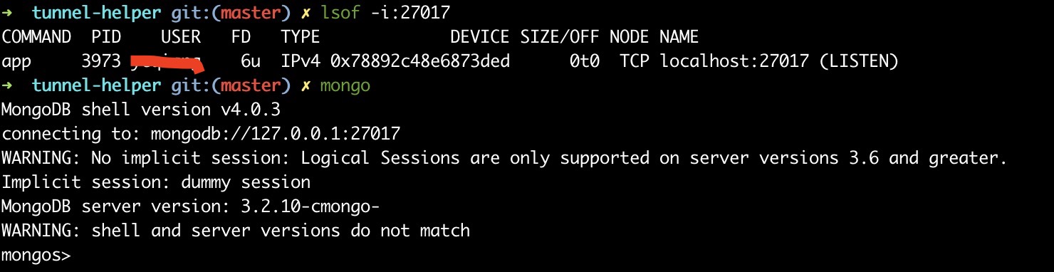 SSH Tunnel小工具：ssh tunnel helper usage